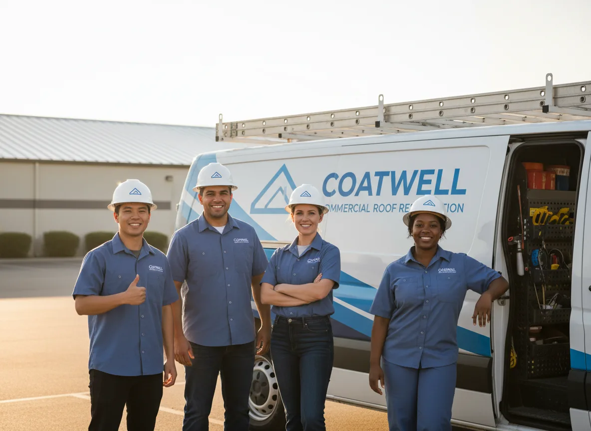 Commercial roof coating company in Pickerel, WI